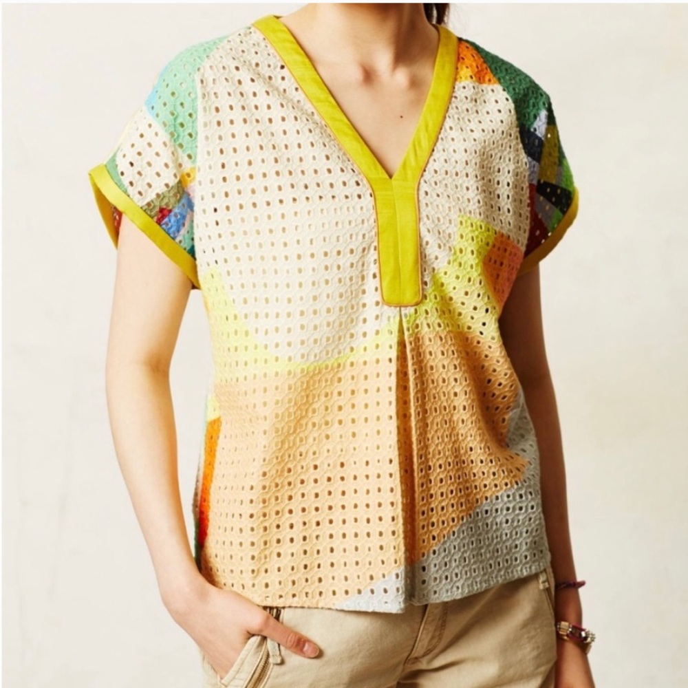 Anthropologie Conditions Apply Blouse